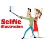 Картинки по запросу making selfie clipart