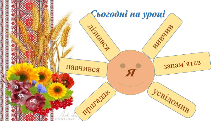 Сьогодні на уроціпригадавзапамʹятав