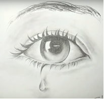 Малюнки олівцем сльози (26 фото) | #ТЕГ