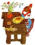 Картинки по запросу картинка из сказки курочка  и хлеб