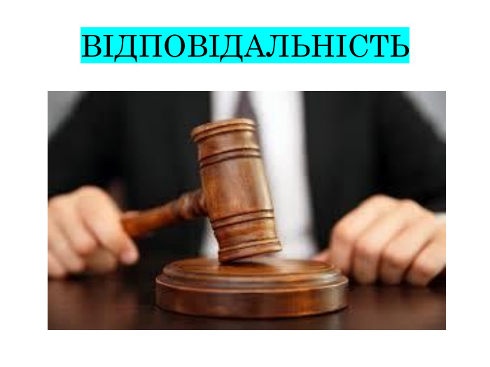 ВІДПОВІДАЛЬНІСТЬ