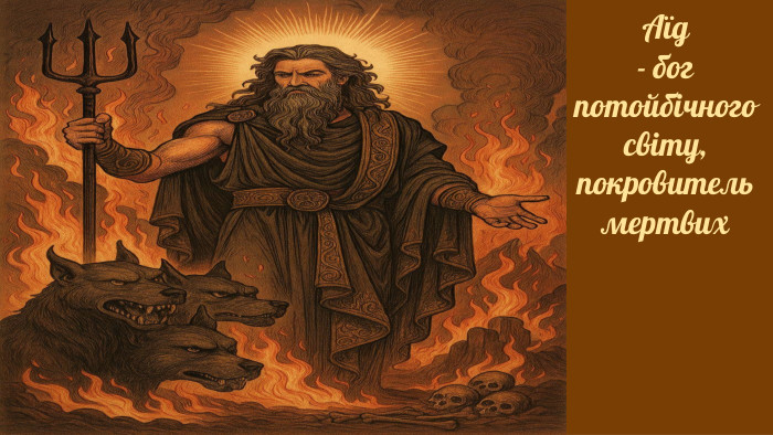 Аїд - бог потойбічного світу, покровитель мертвих