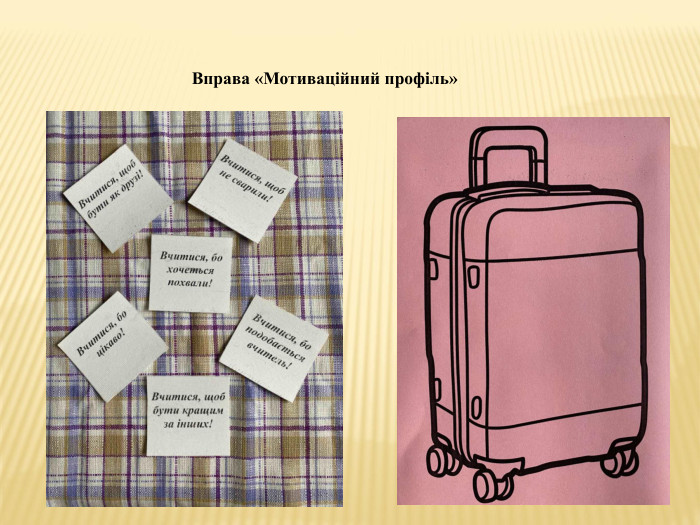 Вправа «Мотиваційний профіль»