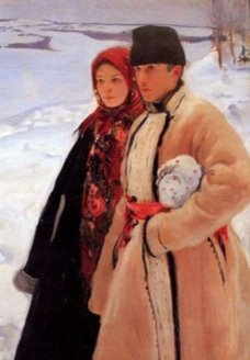 Описание картины Александра Мурашко «Зима»