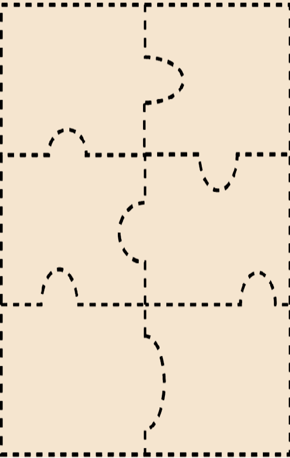 Картинки по запросу шаблоны пазлов на а4 из двух частей