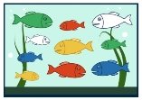 Картинки по запросу рисунок рыбки в аквариуме