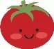 Silhouette Design Store - View Design #81740: smiling tomato