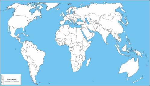Результат пошуку зображень за запитом "контурна карта світу"