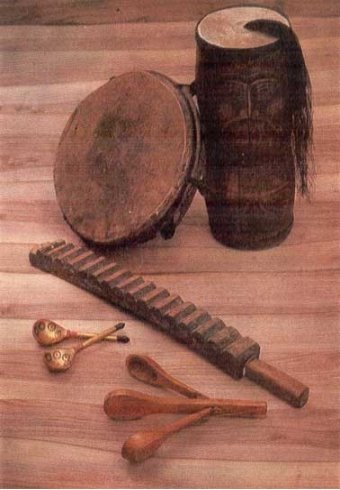 Деревяні духові та ударні інструменти 