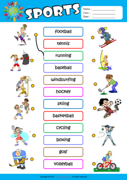 Описание: Картинки по запросу sport  worksheets for kids