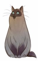 Картинки по запросу картинки кошка толстая  из  мультика