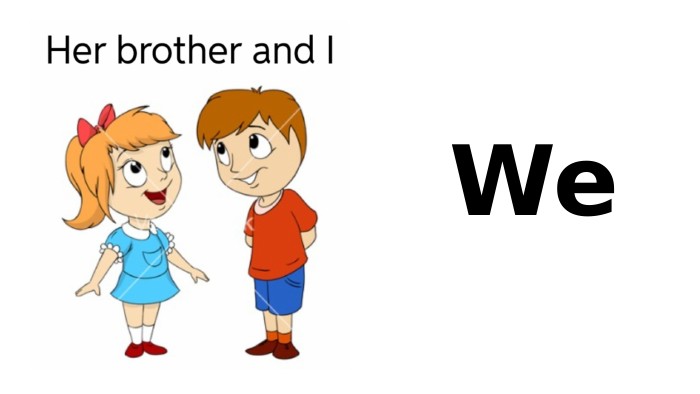 We