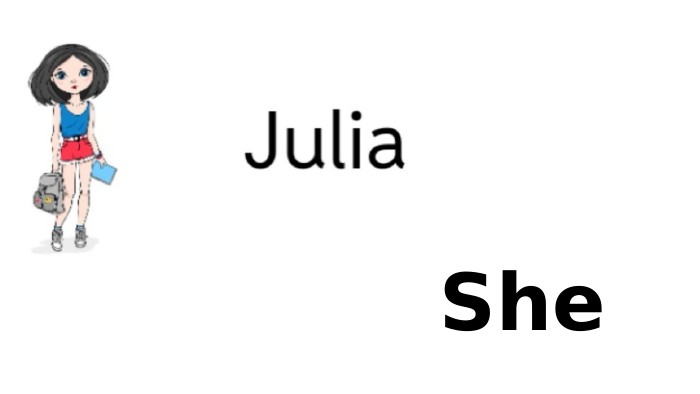  She