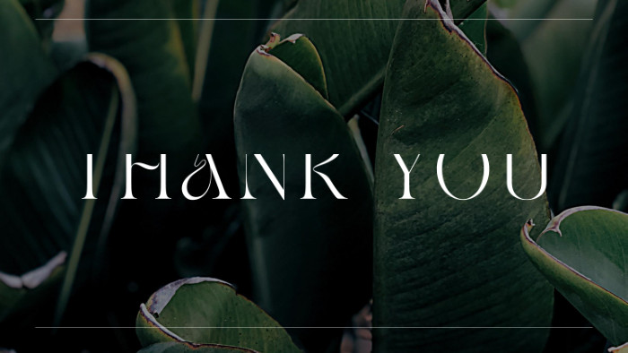 THANK YOU