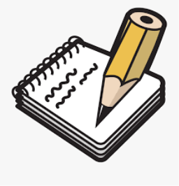 Clipart Notebook And Pencil - Notepad And Pencil Clipart, Cliparts ...