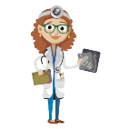Female doctor cartoon PNG image. Download as SVG vector, EPS or PSD. Get  Female doctor cartoon transparent icon for your… | Doctor profession,  Cartoons png, Cartoon