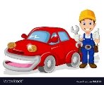 Mechanic cartoon with car for you design vector image on VectorStock |  Girly car, Car sketch, Cute clipart