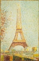 Жорж Сёра - Эйфелева башня. Париж: Описание произведения