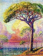 A Pine Tree - Henri-Edmond Cross | Пуантилизм, Картины из дерева ...