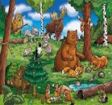 Картинки по запросу лісові звірі картинки