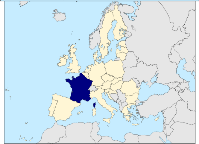 Розташування Франції