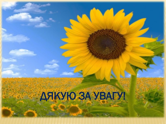 Дякую за увагу!