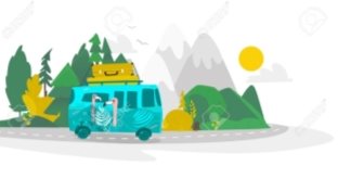 86226052-vector-flat-cartoon-camping-scene-travelling-road-trip-funny-green-hippie-minivan-car-with-big-bags-.jpg
