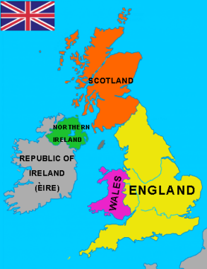 Map of Great Britain