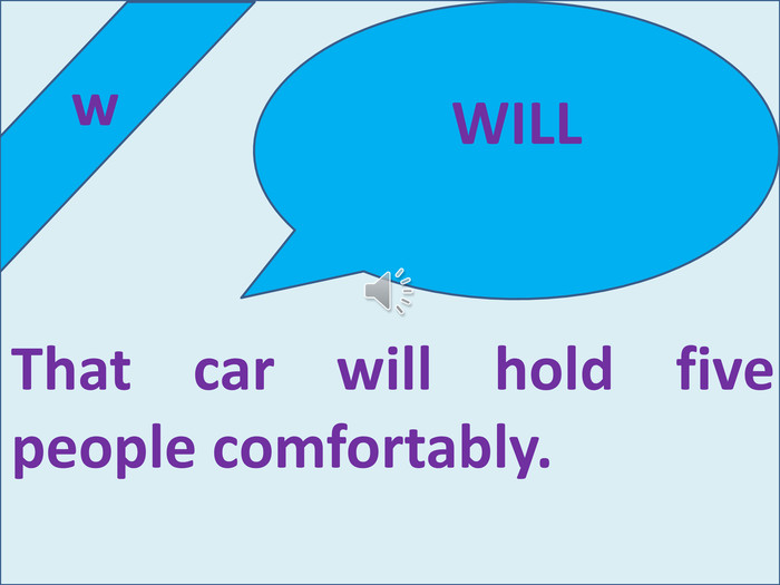  w. That car will hold five people comfortably. WILL