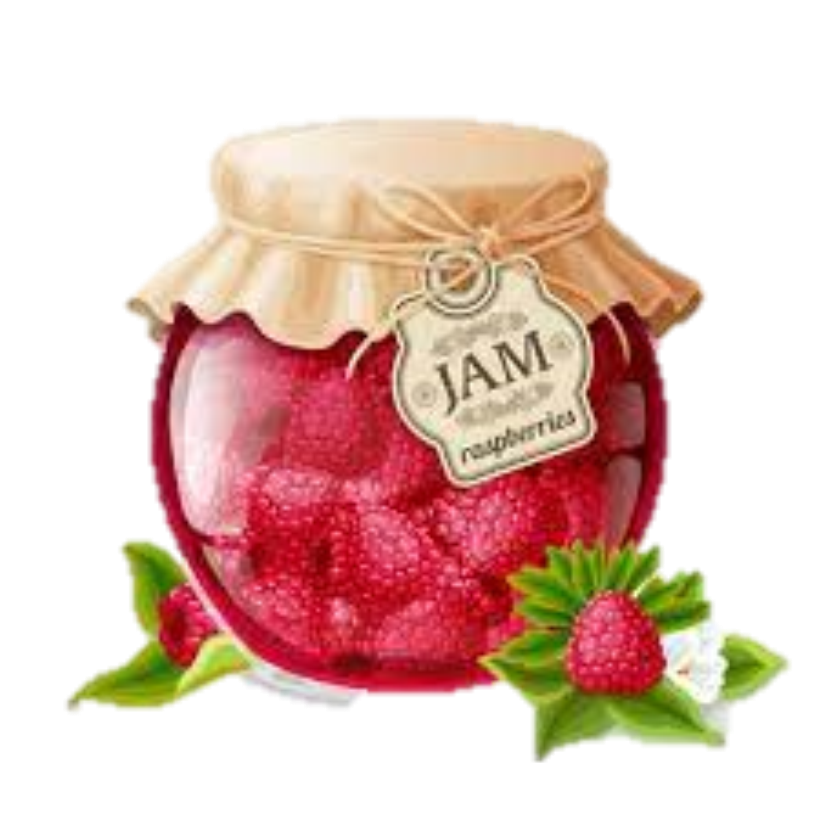Raspberry jam jar 460663 - Download Free Vectors, Clipart Graphics & Vector  Art