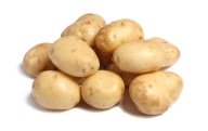 Potatoes. Group of potatoes isolated on white , #spon, #Group, #Potatoes, #potatoes, #white, #isolated #ad