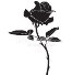 Силуэт роза цветок Клипарт | +1 566 198 клипартов