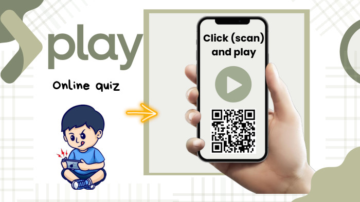 Click and play. Online quiz. Click (scan) and play
