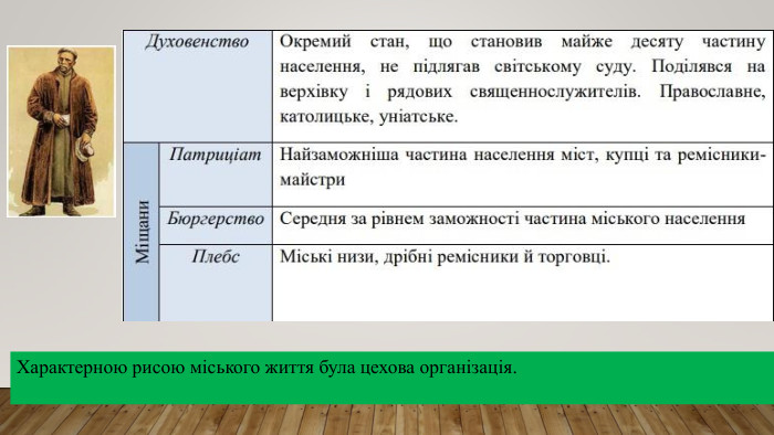 Характерною рисою міського життя була цехова орга­нізація. 