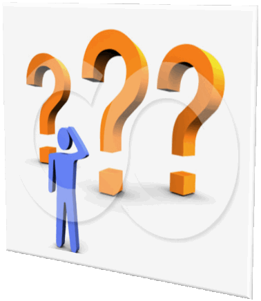60294-Royalty-Free-RF-Clipart-Illustration-Of-A-3d-Blue-Guy-With-Three-Orange-Question-Marks.jpg