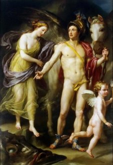 Персей и Андромеда», Антон Рафаэль Менгс — описание картины