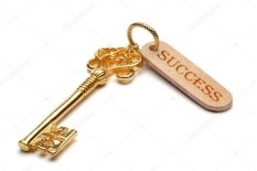 Золотой ключ к успеху
. — стоковое фото
