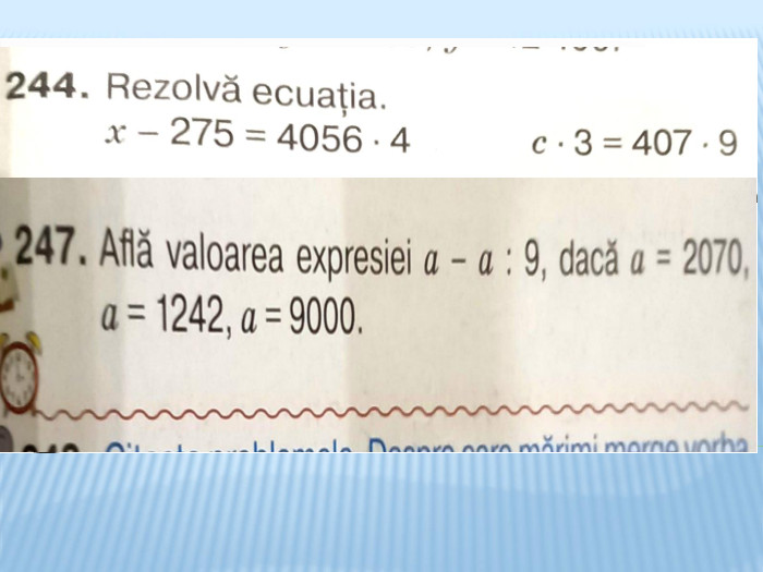 Temă acasăEx.236, Pr.237. (pag.50)