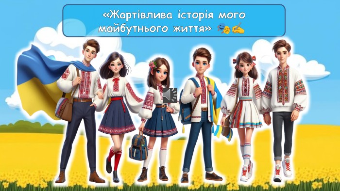 «Жартівлива історія мого майбутнього життя» 🎭✍️ 