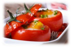 Фаршированные помидоры, запеченные в духовке