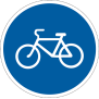 Картинки по запросу "дорожній знак велосипедна доріжка"