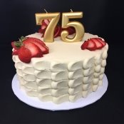 Angie Phillips | 75 birthday cake, Cake, Birthday cake
