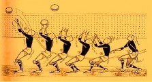 Волейбол: Передача м'яча зверху двома руками
