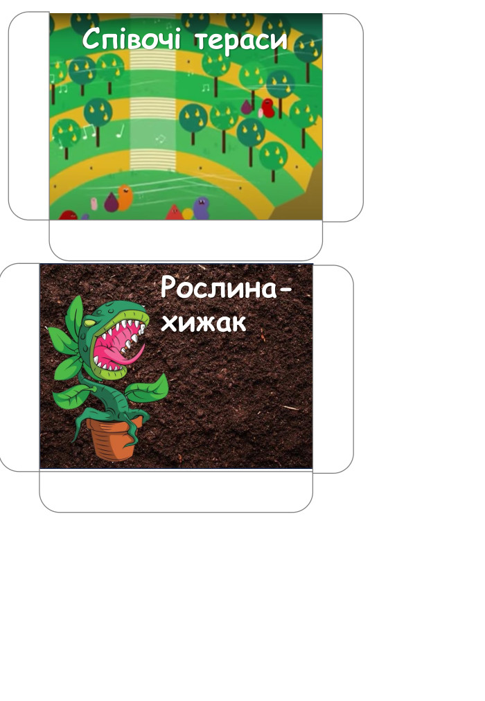 Співочі тераси. Рослина- хижак